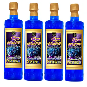 سرکه گل نخود پروانه ای - 500 میلی لیتر بسته 4 عددی