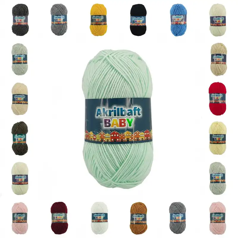 کاموا اکریل بافت مدل بی بی کد ۱۰۰