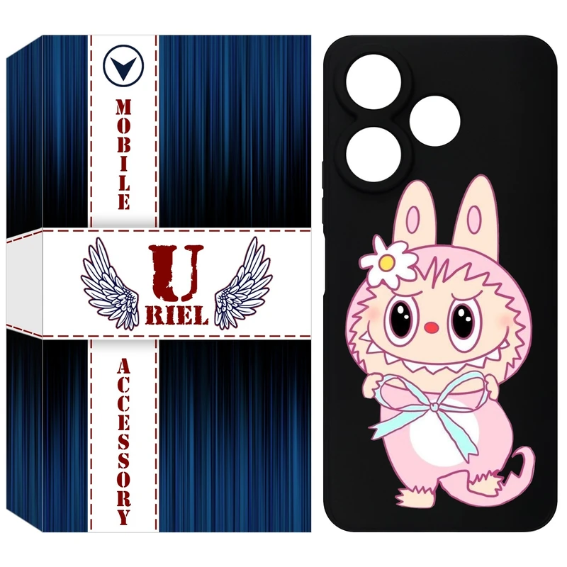 کاور یوریل مدل KSH کد 146 طرح عروسک لبوبو مناسب برای گوشی موبایل شیائومی Redmi 13x / 13 4G / Poco M6 4G