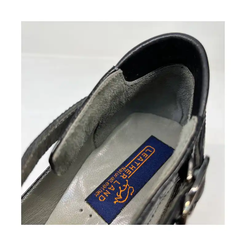 کفش زنانه سرزمین چرم مدل 1373 رنگ مشکی