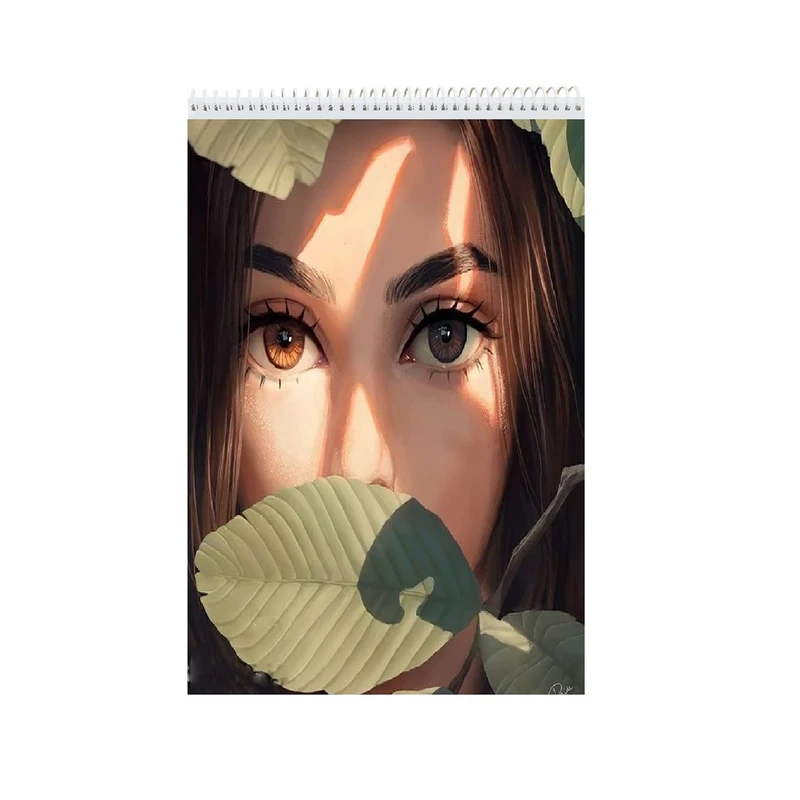 دفتر نقاشی 50 برگ نیکاد مدل دخترانه طرح masoom کد 4