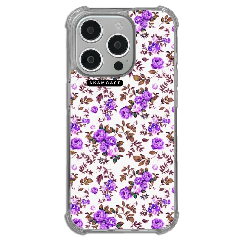 کاور آکام مدل AMCWTA15PRO-FLOWERS14 مناسب برای گوشی موبایل اپل iPhone 15 Pro
