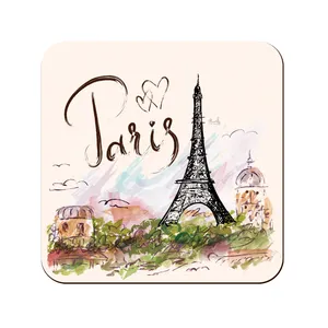 زیر لیوانی لوکسینو مدل پاریس طرح ایفل 