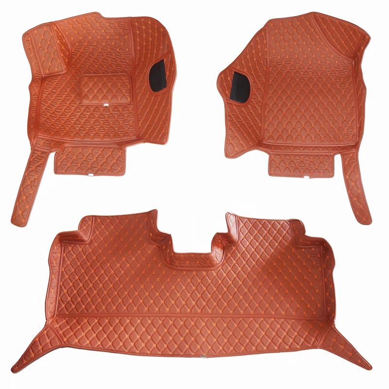 کفپوش 5 بعدی خودرو مدل Tsچرم گلدوزی مناسب برای لاماری