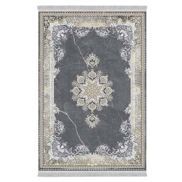 فرش پارچه‌ای دفه مدل فرشینه طرح مدرن کد 83