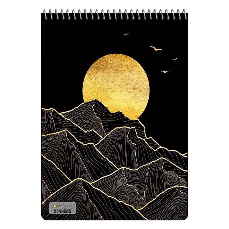 دفتر نقاشی 50 برگ سیمی کارنیکا طرح ماه Moon کد 86160