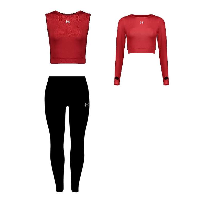 ست 3 تکه لباس ورزشی زنانه مدل 63-6401