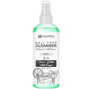  کلینزر کاشت ناخن مونیمار مدل mojito حجم 420 میلی لیتر