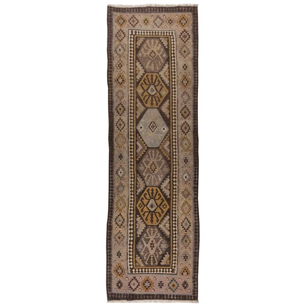 گلیم قدیمی دستباف کناره طول سه متر سی پرشیا کد 187439 گلیم قدیمی دستباف کناره طول سه متر سی پرشیا کد 187439