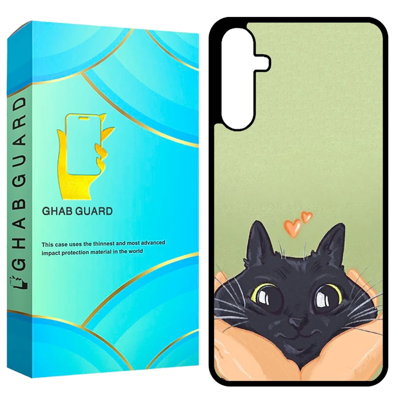کاور قاب گارد طرح گربه مدل GCHPA14 مناسب برای گوشی موبایل سامسونگ Galaxy A14 4G / A14 5G / M14 5G   