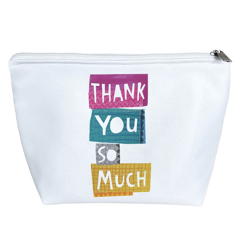 کیف لوازم آرایش دخترانه خندالو مدل Thank You So Much کد H1806