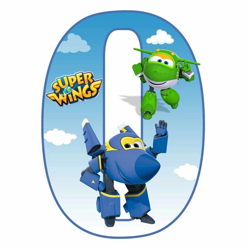   استند رومیزی تولد مدل عدد 0 طرح جت پستچی کد 1633