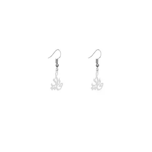 گوشواره نقره زنانه هایکا طرح ویدا مدل n.ha465