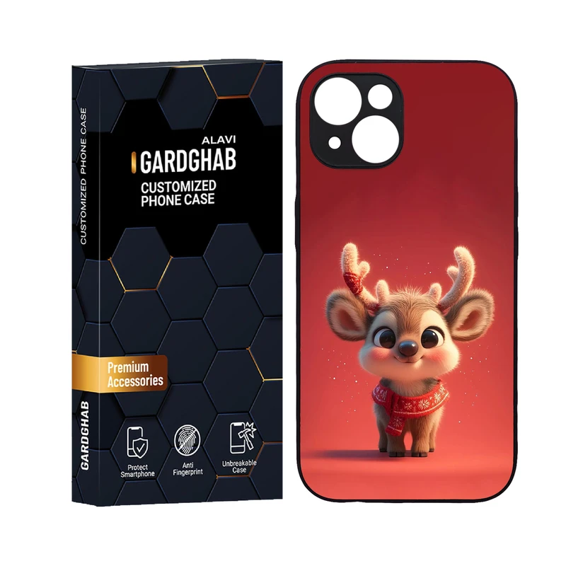 کاور گارد قاب علوی مدل دورژله ای کارتنی و انیمه مناسب برای گوشی موبایل اپل iPhone 14