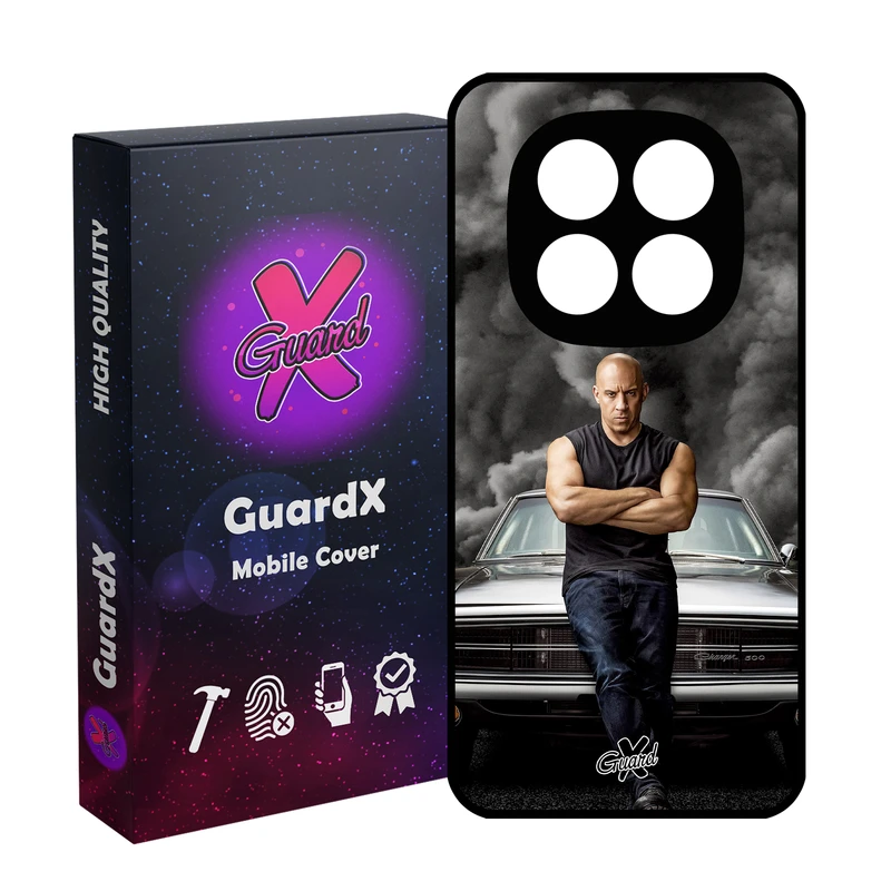 کاور گارد ایکس طرح Vin Diesel مدل 10183 مناسب برای گوشی موبایل شیائومی Redmi Note 14 Pro 4G