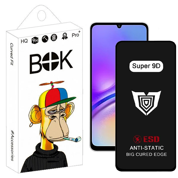 محافظ صفحه نمایش بوک مدل Super 9D Touch مناسب برای گوشی موبایل سامسونگ Galaxy a05 / Rm 13c / Poco m6 4G