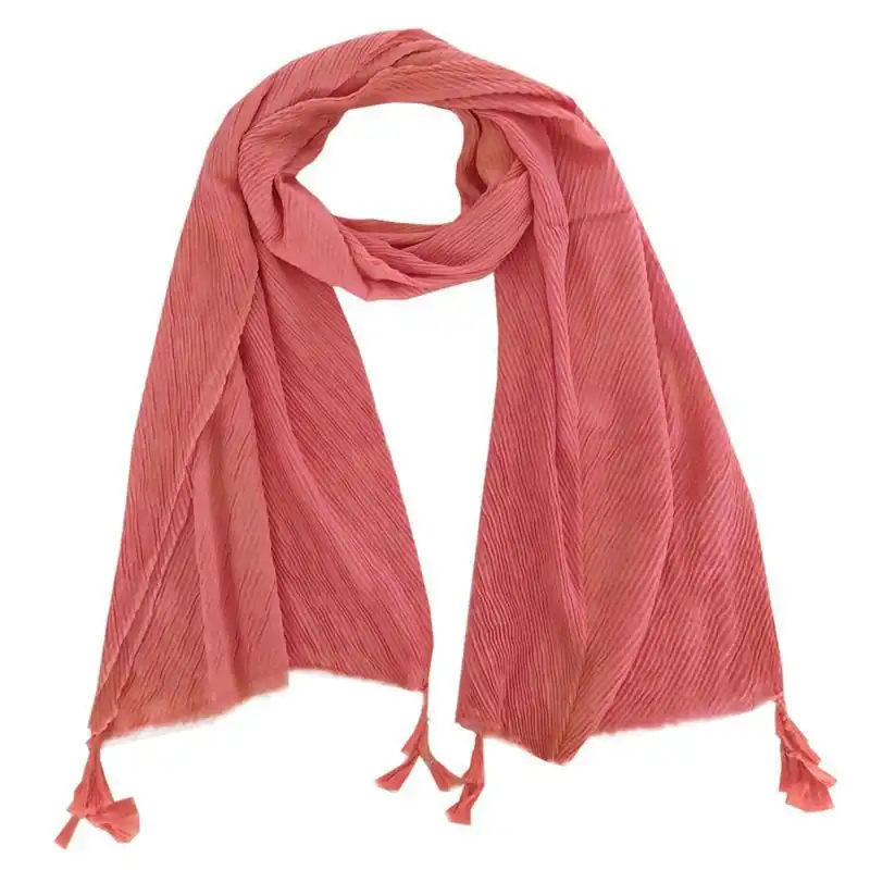 شال زنانه مدل پلیسه جناقی