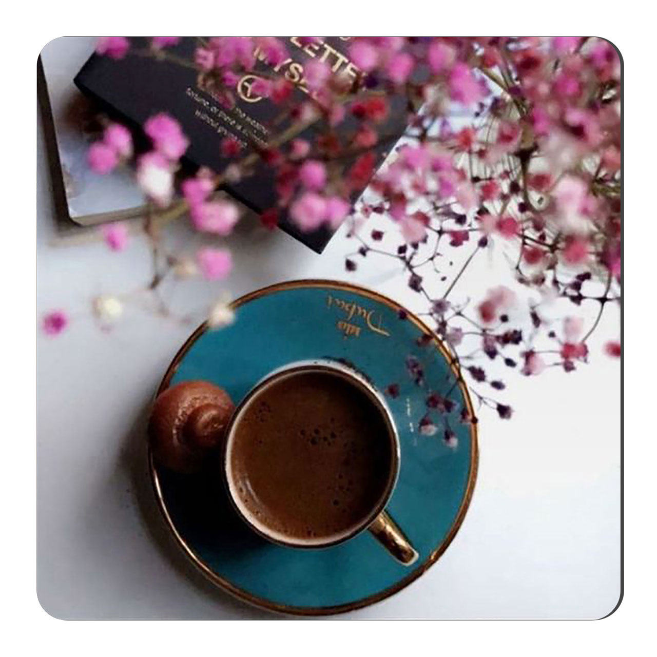  مگنت طرح قهوه و شکوفه کد wmg2501