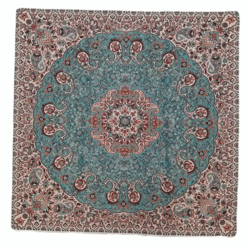 ست 4 تکه رومیزی ترمه طرح نسترن