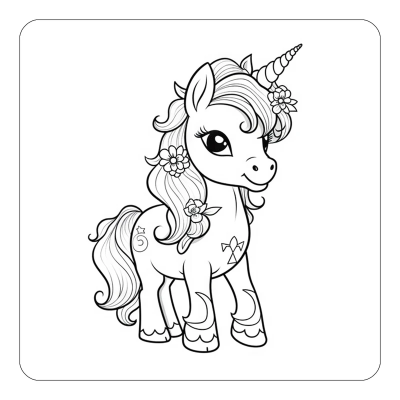 مگنت کاکتی طرح اسب تک شاخ و یونیکورن مدل mp32009