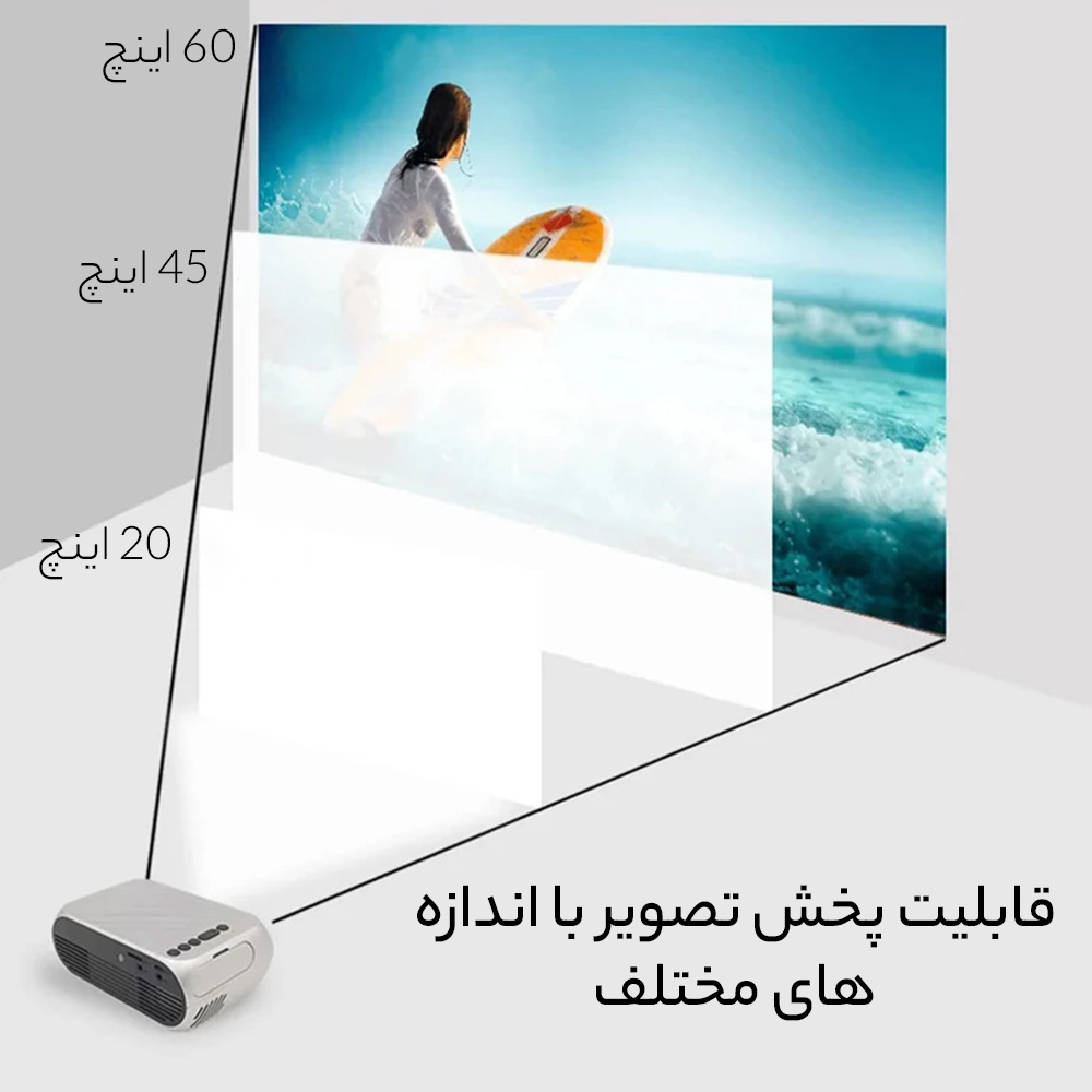 مینی ویدئو پروژکتور مدل VP120
