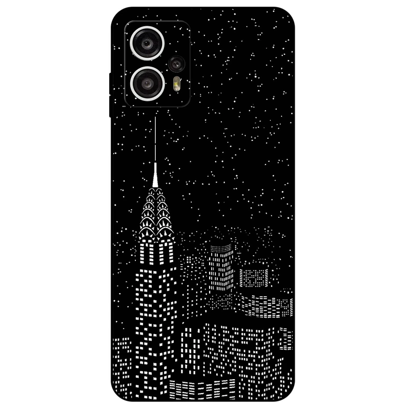 کاور مگافون طرح نیویورک مدل 7768 مناسب برای گوشی موبایل موتورولا Moto G13 / G23
