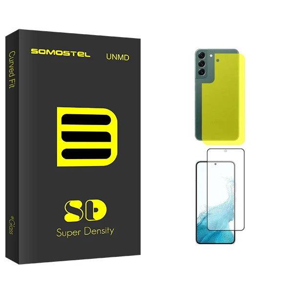 محافظ صفحه نمایش سرامیکی سوماستل مدل SD Glass مناسب برای گوشی موبایل سامسونگ Galaxy Galaxy S22 Plus 5G  به همراه محافظ پشت گوشی