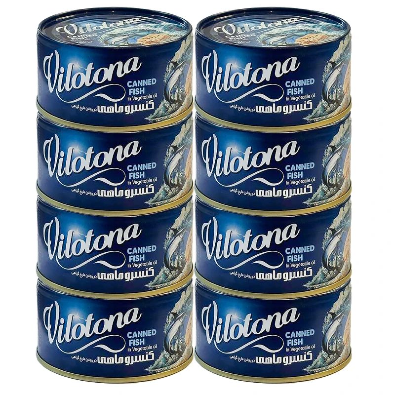 کنسرو ماهی مارلین در روغن گیاهی ویلورا - 180 گرم بسته 8 عددی