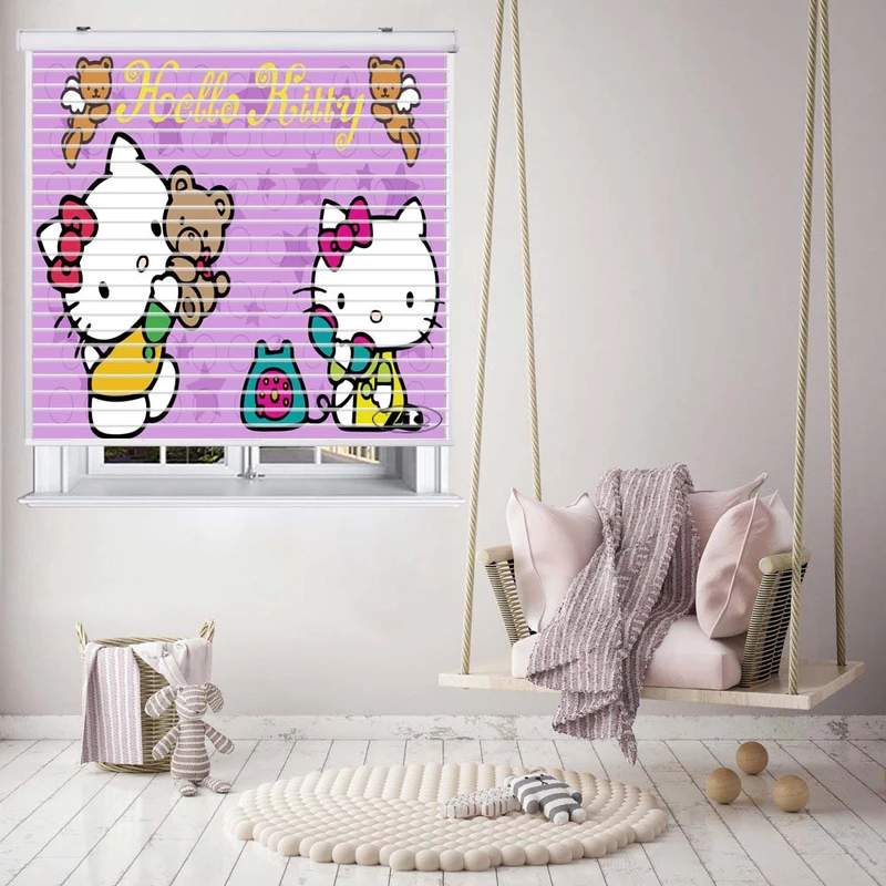 پرده زبرا زیو مدل سیلوئت K3069 سایز 150x150 سانتی متر