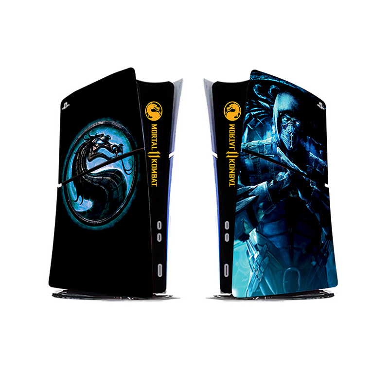 برچسب کنسول بازی پلی استیشن5 اسلیم دیجیتال توییجین وموییجین مدل subzero 03 مجموعه6 عددی