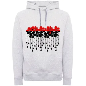 هودی زنانه مدل گل آویز کد R175