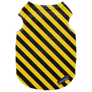 لباس سگ و گربه 27 طرح Zebra Yellow کد MH201 سایز L