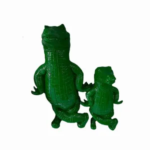 مجسمه مدل کروکدیل مجموعه دو عددی