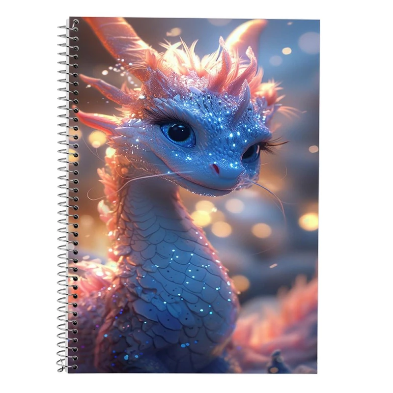 دفتر لغت 50 برگ مدوپد طرح اژدها کد DF16801