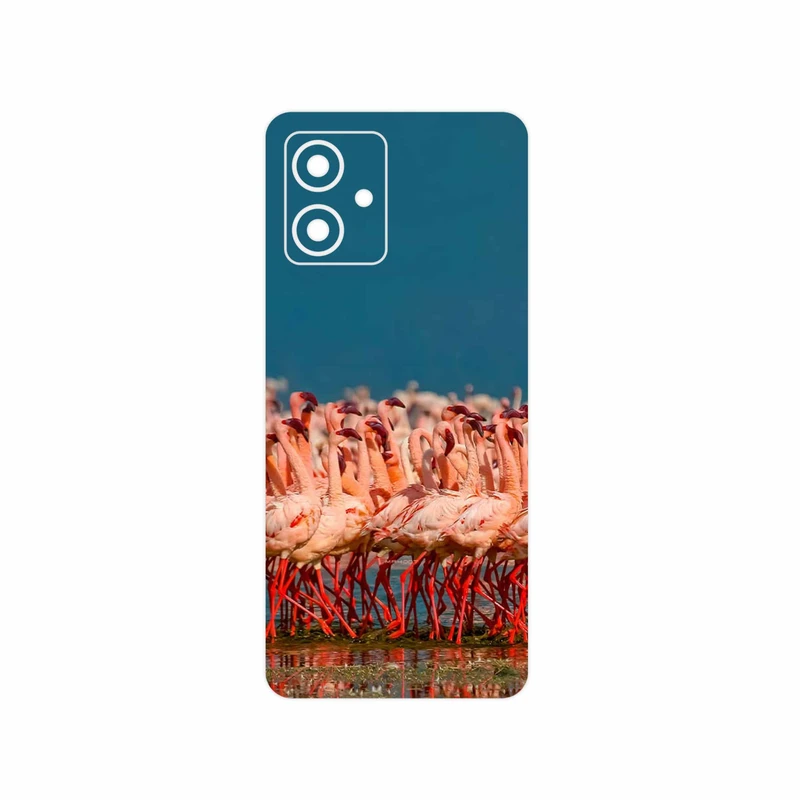 برچسب پوششی ماهوت مدل Flamingo مناسب برای گوشی موبایل موتورولا Moto G54