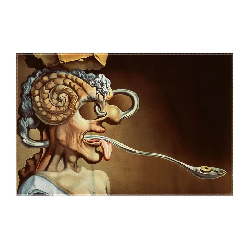 کاغذ کادو ترمه طراحان ایده مدل پرتره پیکاسو از دالی کد art0744 