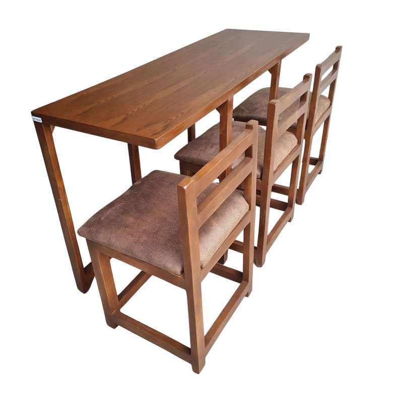 میز و صندلی ناهارخوری 3 نفره گالری چوب آشنایی مدل Ro-716