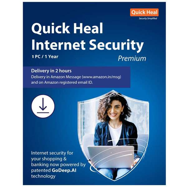 آنتی ویروس Quick Heal Internet Security تک کاربره 1 ساله