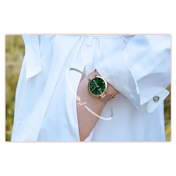 ساعت مچی عقربه ای زنانه نیوی فورس مدل NF5019 RGGN