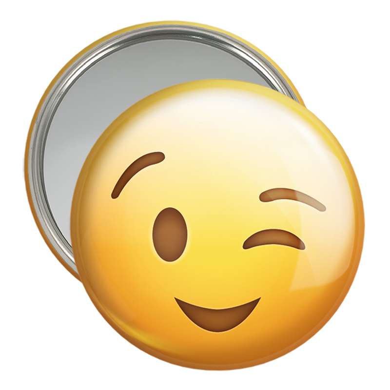 آینه جیبی خندالو مدل ایموجی Emoji کد 1304 آینه جیبی خندالو مدل ایموجی Emoji کد 1304