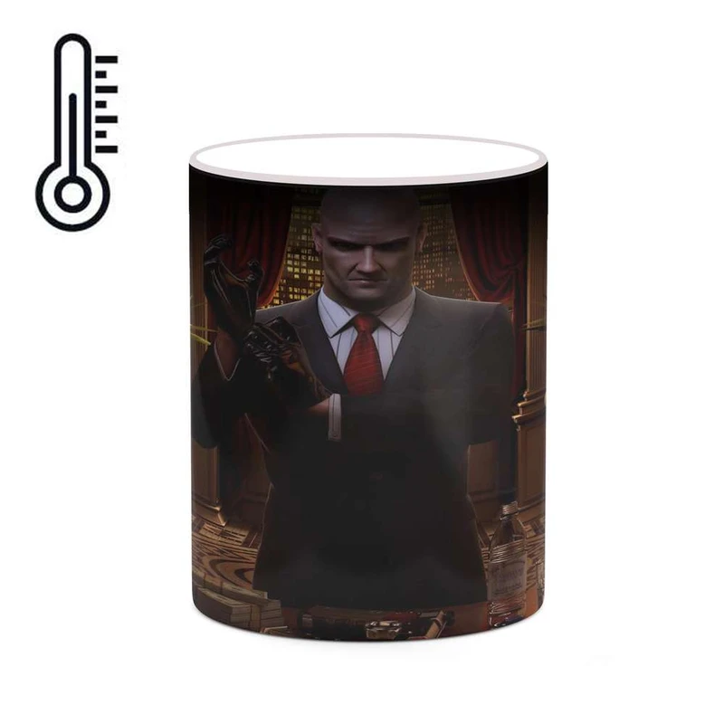 ماگ حرارتی کاکتی مدل بازی Hitman Blood Money کد mgh20928