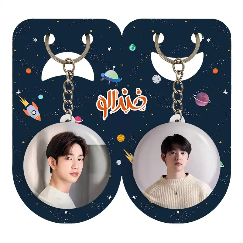 جاکلیدی خندالو مدل جین یونگ گروه گات سون GOT7 کد 2099020982 مجموعه 2 عددی