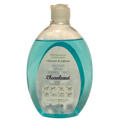 مایع ضدعفونی کننده دست و پوست کلین لند مدل Classic حجم 500 میلی لیتر
