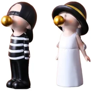 مجسمه مدل دختر و پسر بسته 2 عددی