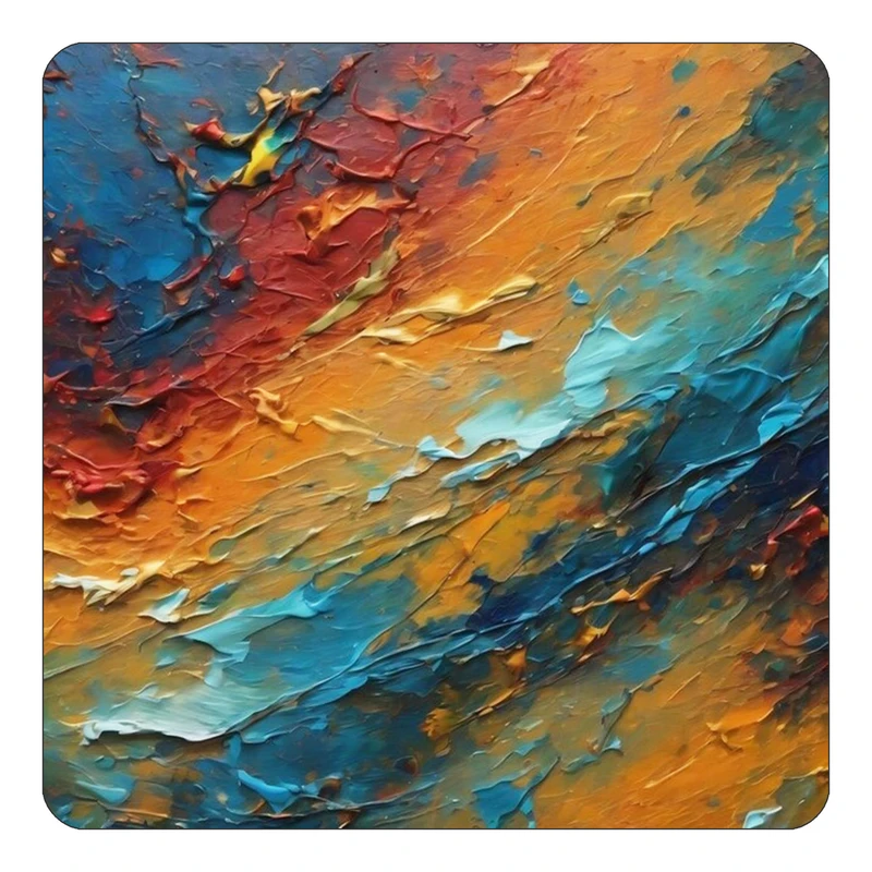 مگنت کاکتی طرح نقاشی رنگ روغن مدل mp69414