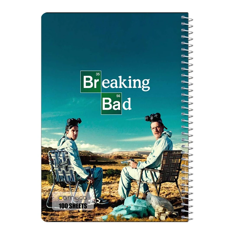 دفتر شطرنجی 100 برگ سیمی کارنیکا طرح بریکینگ بد Breaking Bad کد 57344