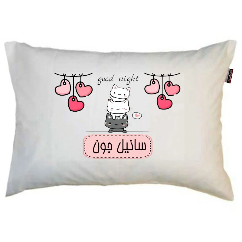 بالش ناریکو مدل نوجوان طرح دخترانه اسم سانیل کد 01398