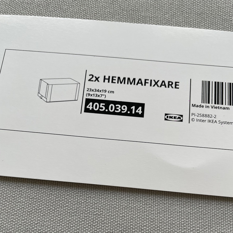 باکس کفش ایکیا مدل HEMMAFIXARE بسته 2 عددی