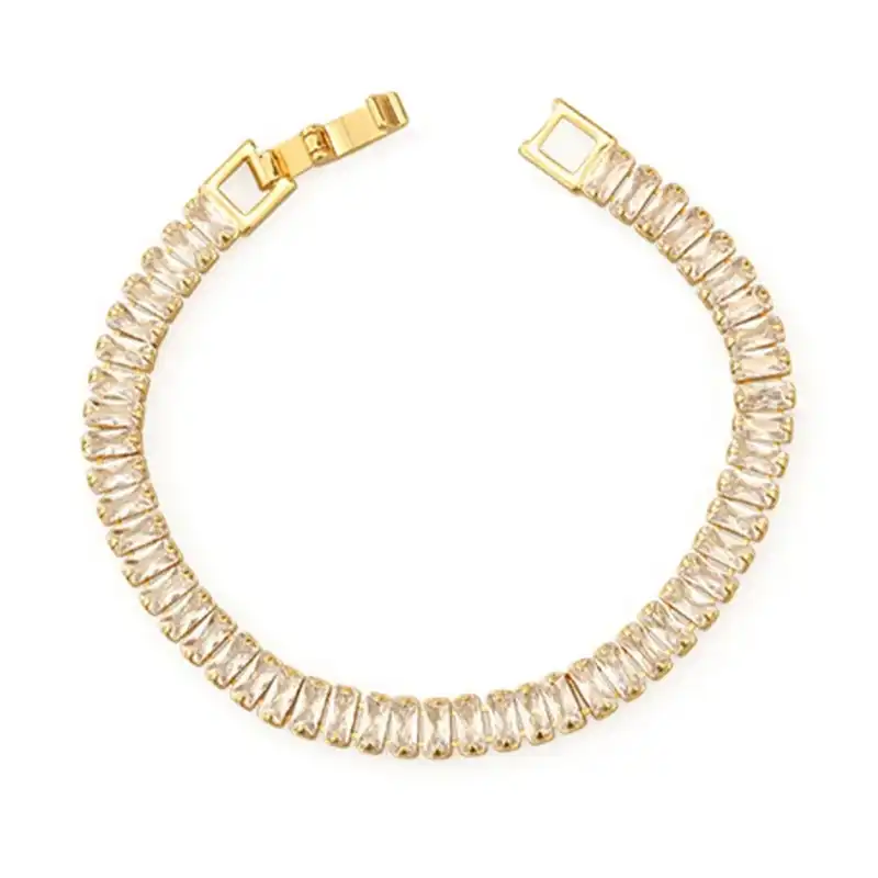 دستبند زنانه تنیسی مدل باگت