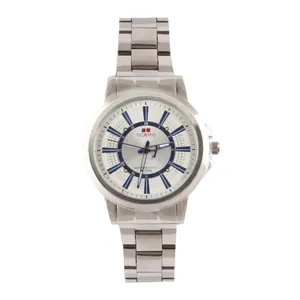 ساعت مچی عقربه‌ای مردانه مدل بند استیل مدرن کد WHM_217